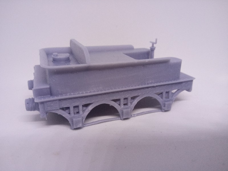 Resin model of GWR 6 wheel tender Resin model of GWR 6 wheel tender